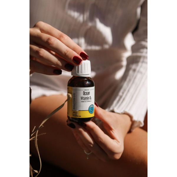 Рідка форма Вітаміну D3 Orzax Ocean Vitamin D3 1000 IU краплі 50 мл